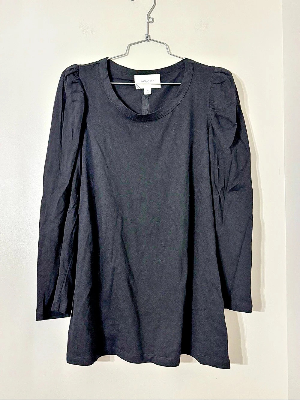Pomander Place Black Long Sleeve Top